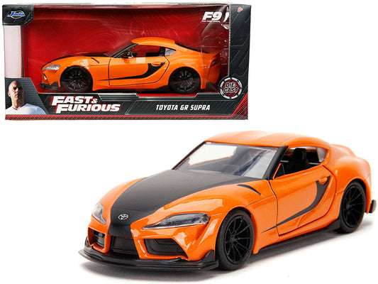Toyota GR Supra Orange with Black Stripes "Fast & Furious 9 F9" (2021) Movie 1/32 Diecast Model Car by Jada LuxuryLifeWay Online Store