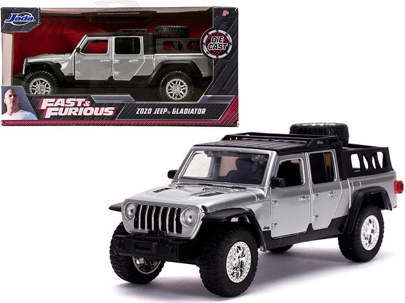 2020 Jeep Gladiator Pickup Truck Silver with Black Top "Fast & Furious" Movie 1/32 Diecast Model Car by Jada LuxuryLifeWay Online Store