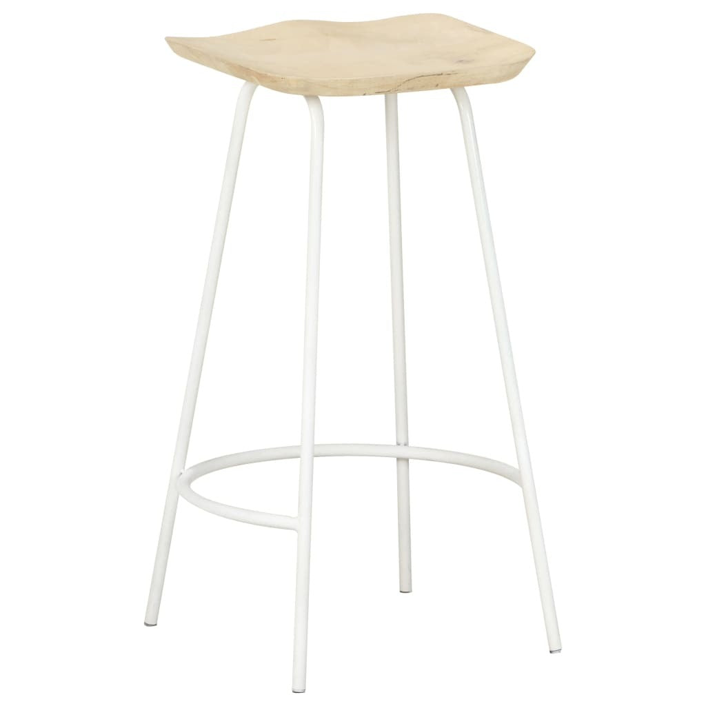 Bar Stools 4 pcs Solid Mango Wood LuxuryLifeWay Online Store