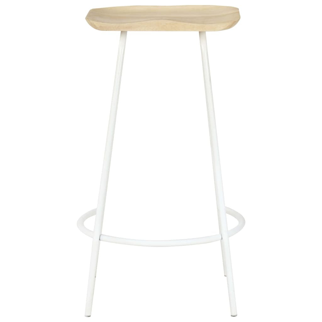 Bar Stools 4 pcs Solid Mango Wood LuxuryLifeWay Online Store