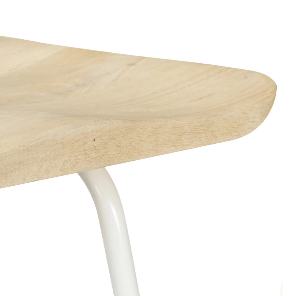 Bar Stools 4 pcs Solid Mango Wood LuxuryLifeWay Online Store