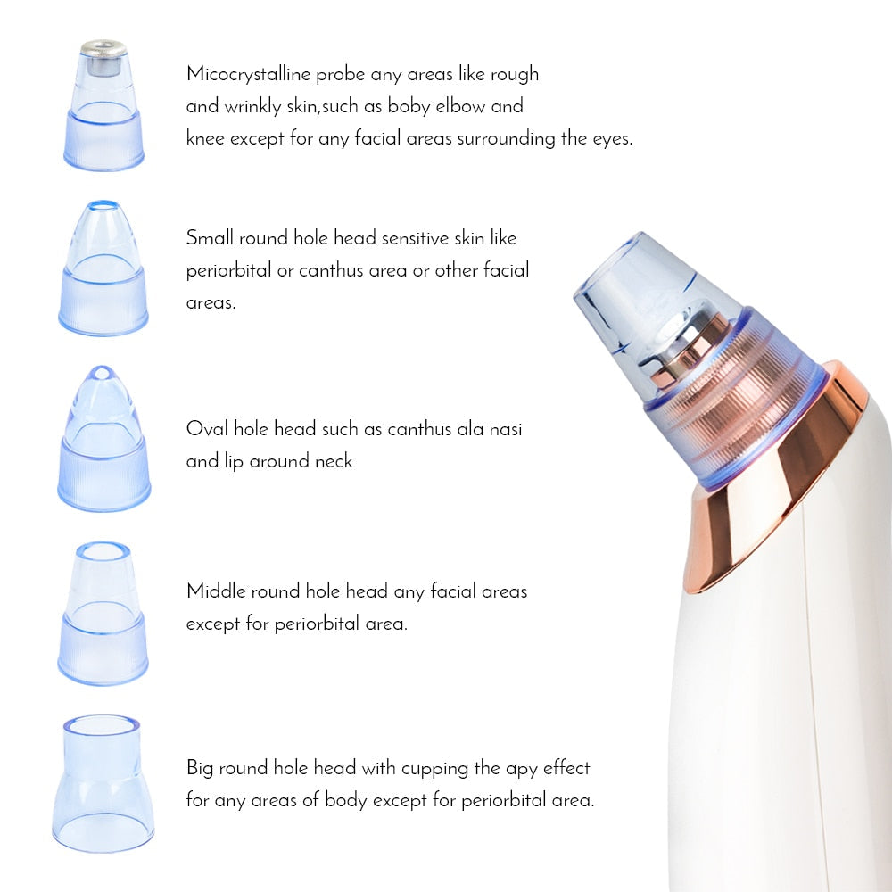 Blackhead instrument pore cleaner to blackhead artifact electric acne machine to blackhead Tri Light Beauty
