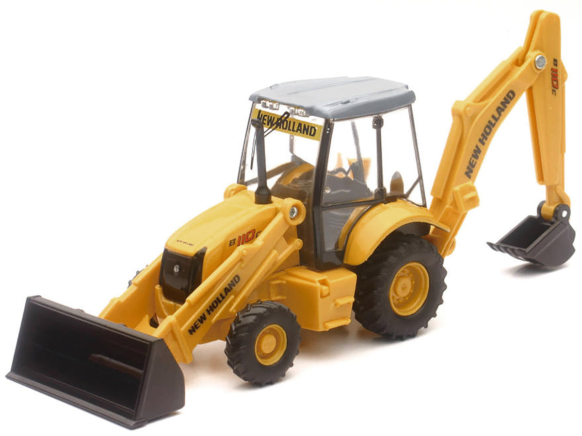 New Holland B110C Backhoe Loader Yellow Diecast Model by New Ray LuxuryLifeWay Online Store