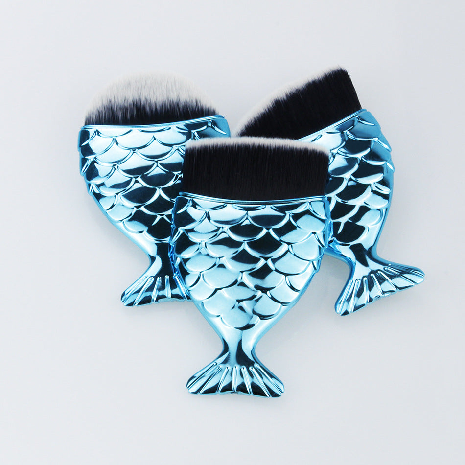 Small Mermaid Tail Makeup Foundation Brush CJD2