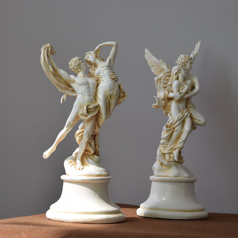 Greek Athena Goddess Sculpture Resin Decorations PearlNestDecor.com