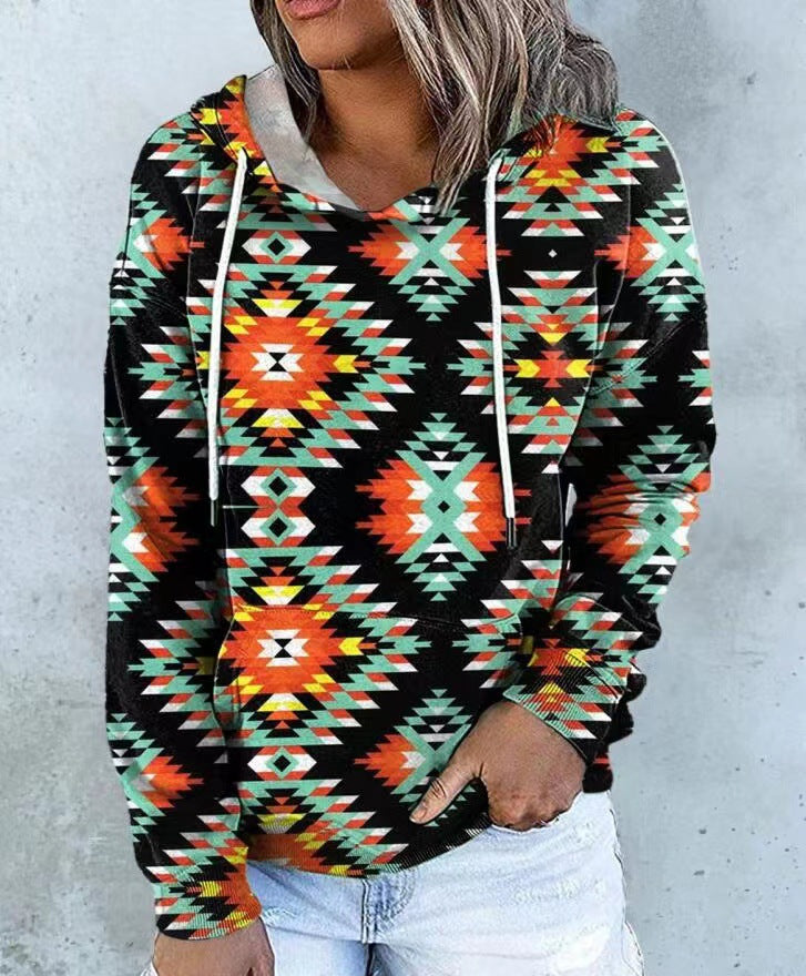 Women's New Burst Print Sweatshirt