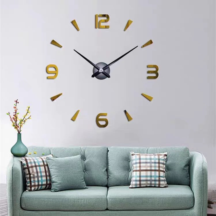 Creative Diy Clock Wall Clock Living Room Home PearlNestDecor.com