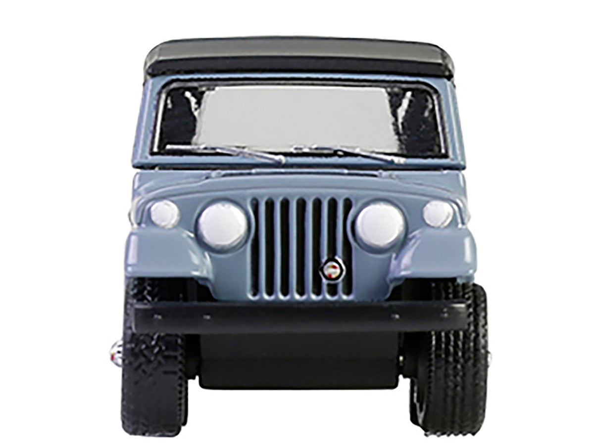 1968 Jeep Jeepster Commando SC-1 Gray with Black Stripes and Top with Canoe Trailer Canoe Rack Canoe and Kayak "Hitch & Tow" Series 32 1/64 Diecast Model Cars by Greenlight LuxuryLifeWay Online Store