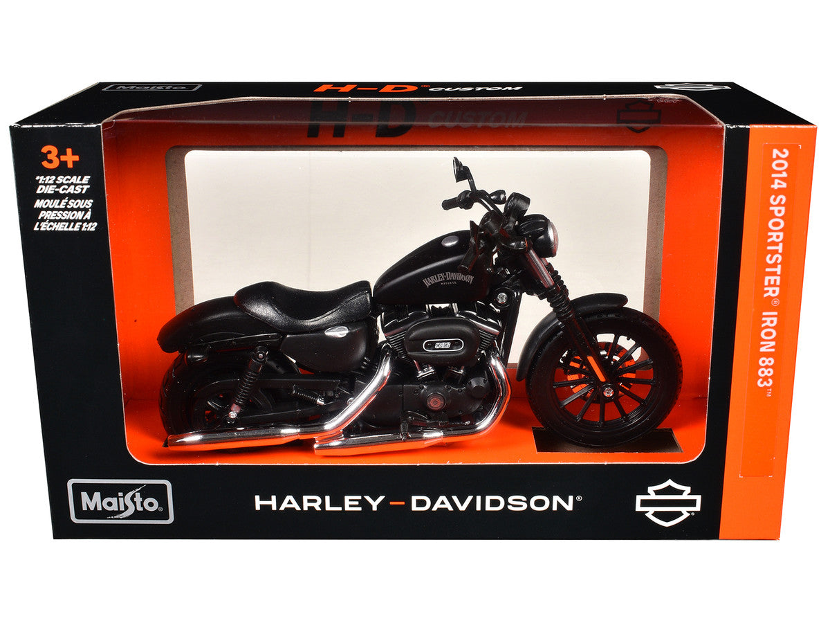 2014 Harley Davidson Sportster Iron 883 1/12 Diecast Motorcycle Model by Maisto LuxuryLifeWay Online Store