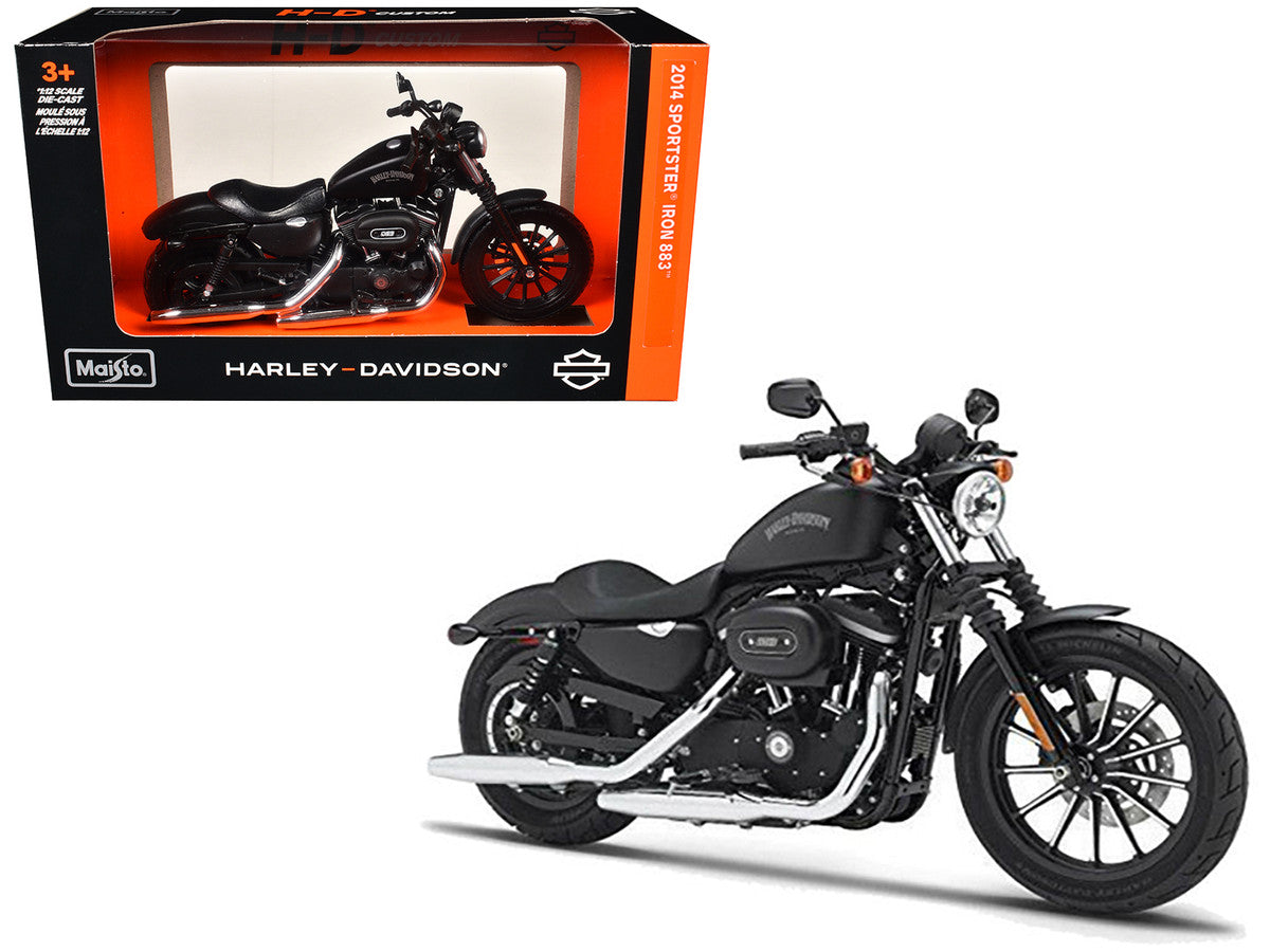 2014 Harley Davidson Sportster Iron 883 1/12 Diecast Motorcycle Model by Maisto LuxuryLifeWay Online Store