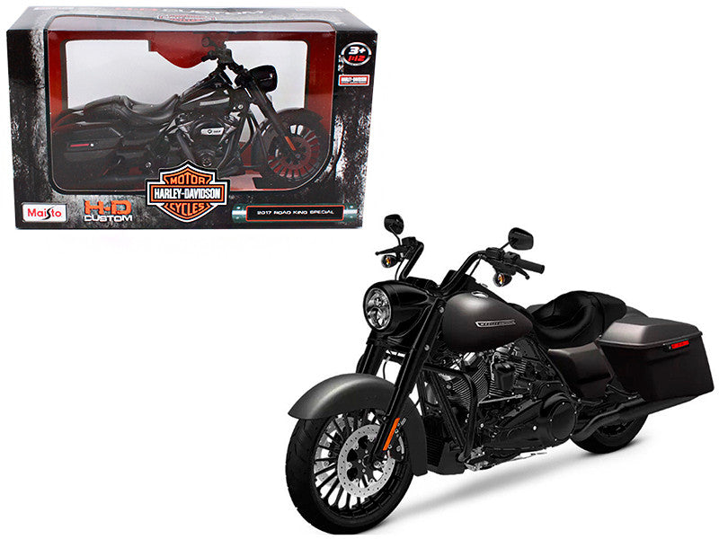 2017 Harley-Davidson King Road Special Black 1/12 Diecast Motorcycle Model by Maisto LuxuryLifeWay Online Store