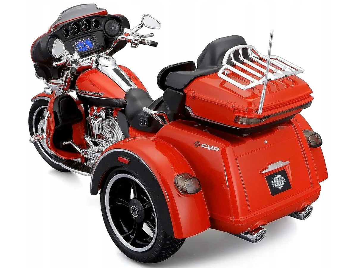 2021 Harley Davidson CVO Tri Glide Motorcycle Orange "H-D Custom" 1/12 Diecast Model by Maisto LuxuryLifeWay Online Store
