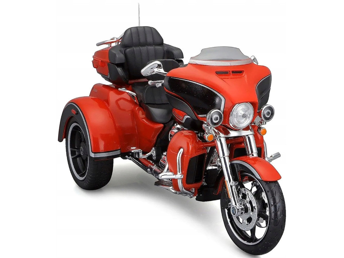 2021 Harley Davidson CVO Tri Glide Motorcycle Orange "H-D Custom" 1/12 Diecast Model by Maisto LuxuryLifeWay Online Store