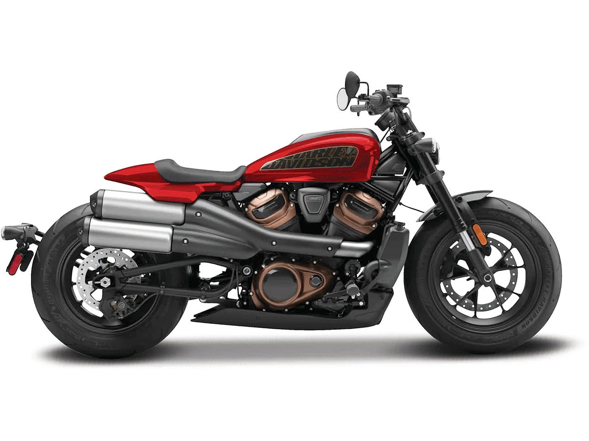 2024 Harley Davidson Sportster S Motorcycle Red Metallic and Black "H-D Custom" Series 1/12 Diecast Model Car by Maisto LuxuryLifeWay Online Store