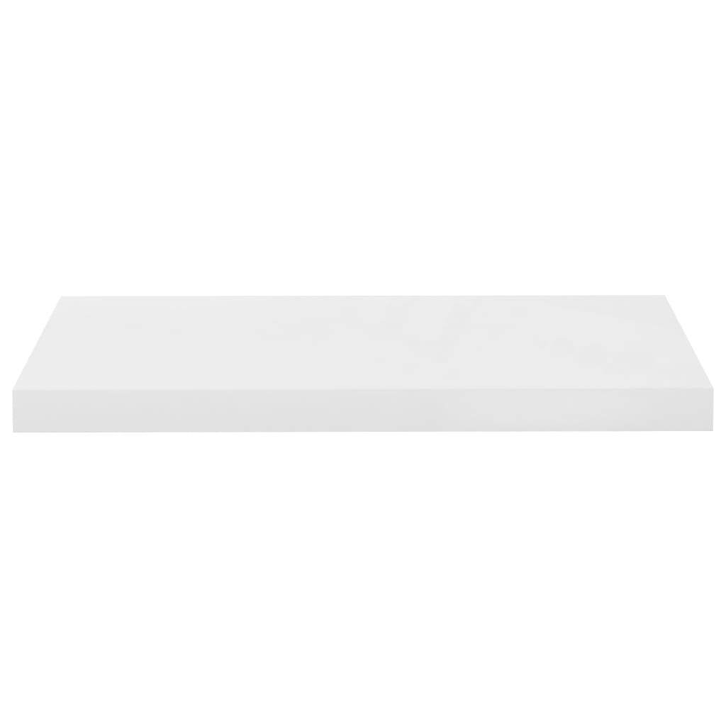 Floating Wall Shelf High Gloss White 23.6"x9.3"x1.5" MDF LuxuryLifeWay Online Store