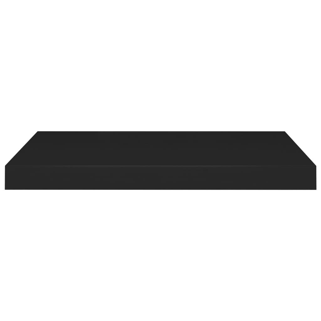 Floating Wall Shelves 2 pcs Black 23.6"x9.3"x1.5" MDF LuxuryLifeWay Online Store