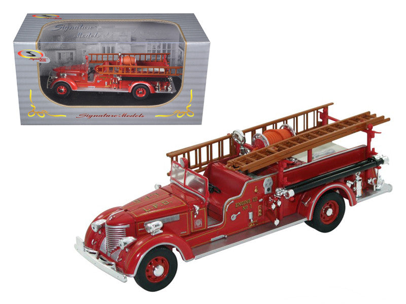 1939 Packard Fire Engine Truck Red 1/32 Diecast Model by Signature Models LuxuryLifeWay Online Store