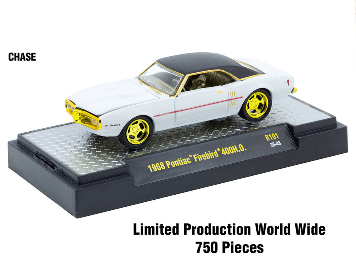 "Auto-Thentics" 6 piece Set Release 101 IN DISPLAY CASES Limited Edition 1/64 Diecast Model Cars by M2 Machines LuxuryLifeWay Online Store