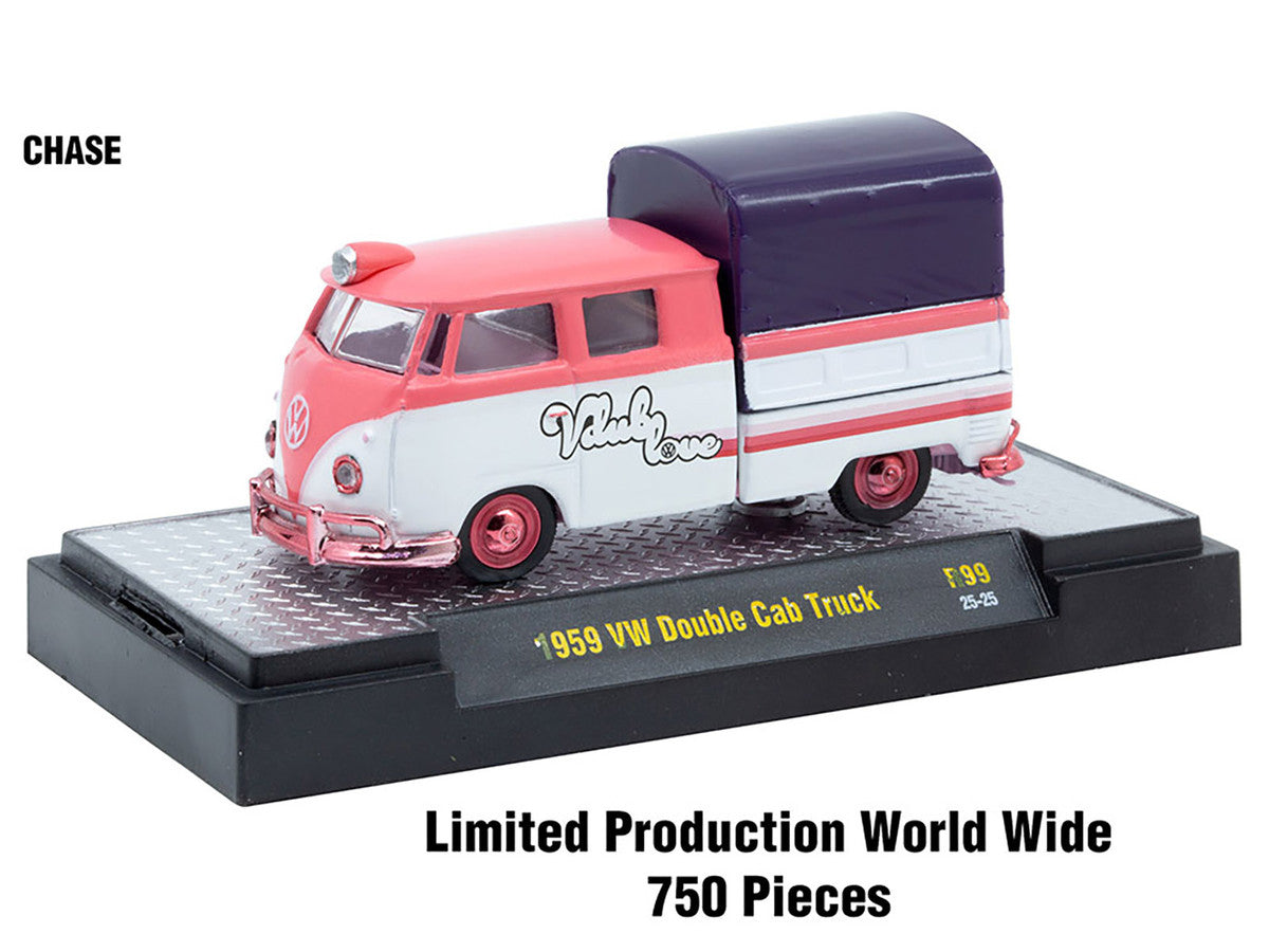 "Auto-Thentics" 6 piece Set Release 99 IN DISPLAY CASES Limited Edition 1/64 Diecast Model Cars by M2 Machines LuxuryLifeWay Online Store
