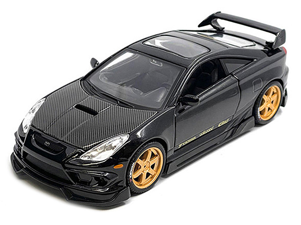 Toyota Celica GT-S Black with Carbon Hood and Sunroof "Maisto Design Tokyo Mod" Series 1/24 Diecast Model Car by Maisto LuxuryLifeWay Online Store