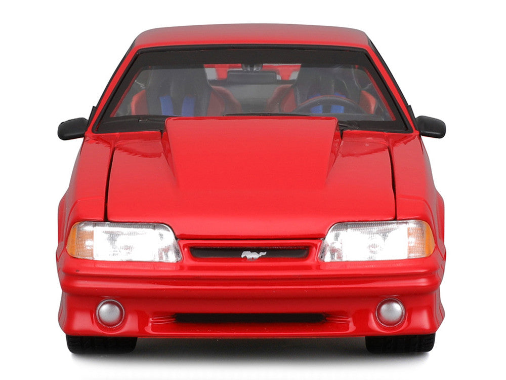 1993 Ford Mustang SVT Cobra Red "Classic Muscle" "Maisto Design" Series 1/24 Diecast Model Car by Maisto LuxuryLifeWay Online Store