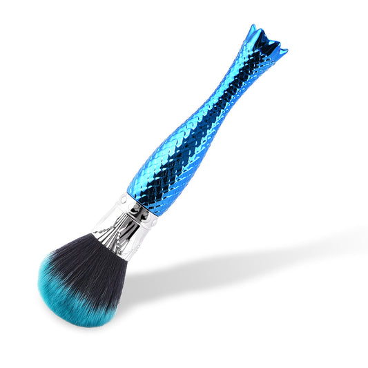 Single makeup brush makeup tool blue CJD2