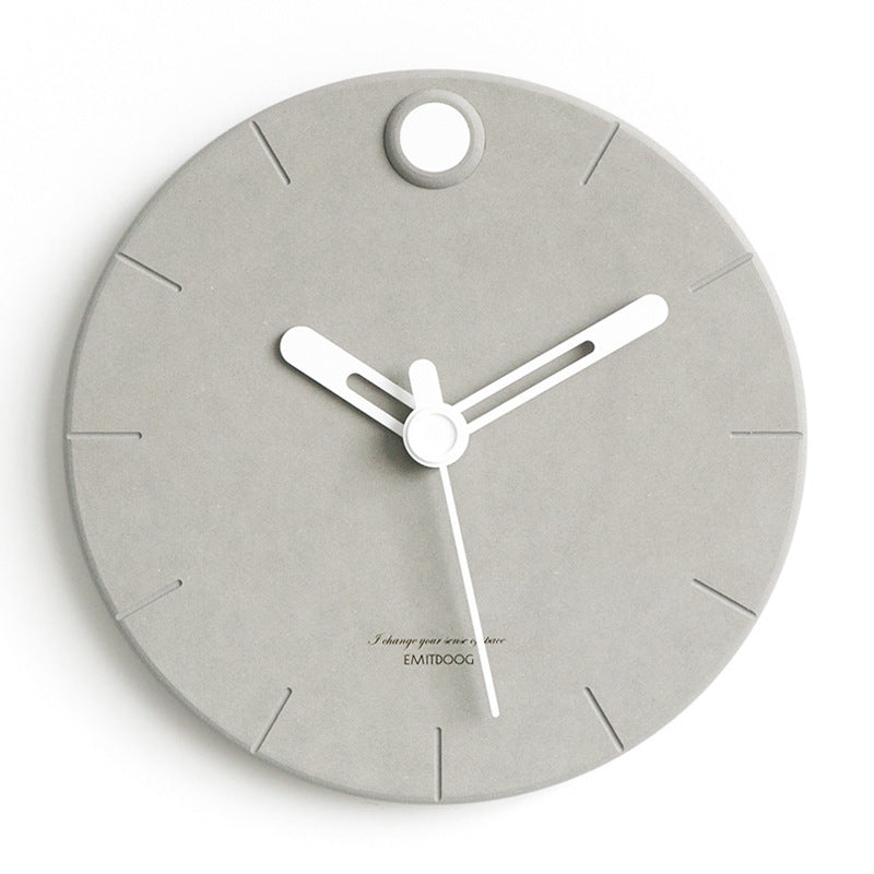 Simple creative wall clock PearlNestDecor.com