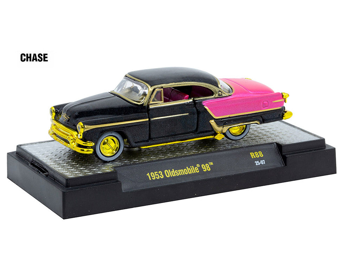 "Auto Meets" Set of 6 Cars IN DISPLAY CASES Release 88 Limited Edition 1/64 Diecast Model Cars by M2 Machines LuxuryLifeWay Online Store