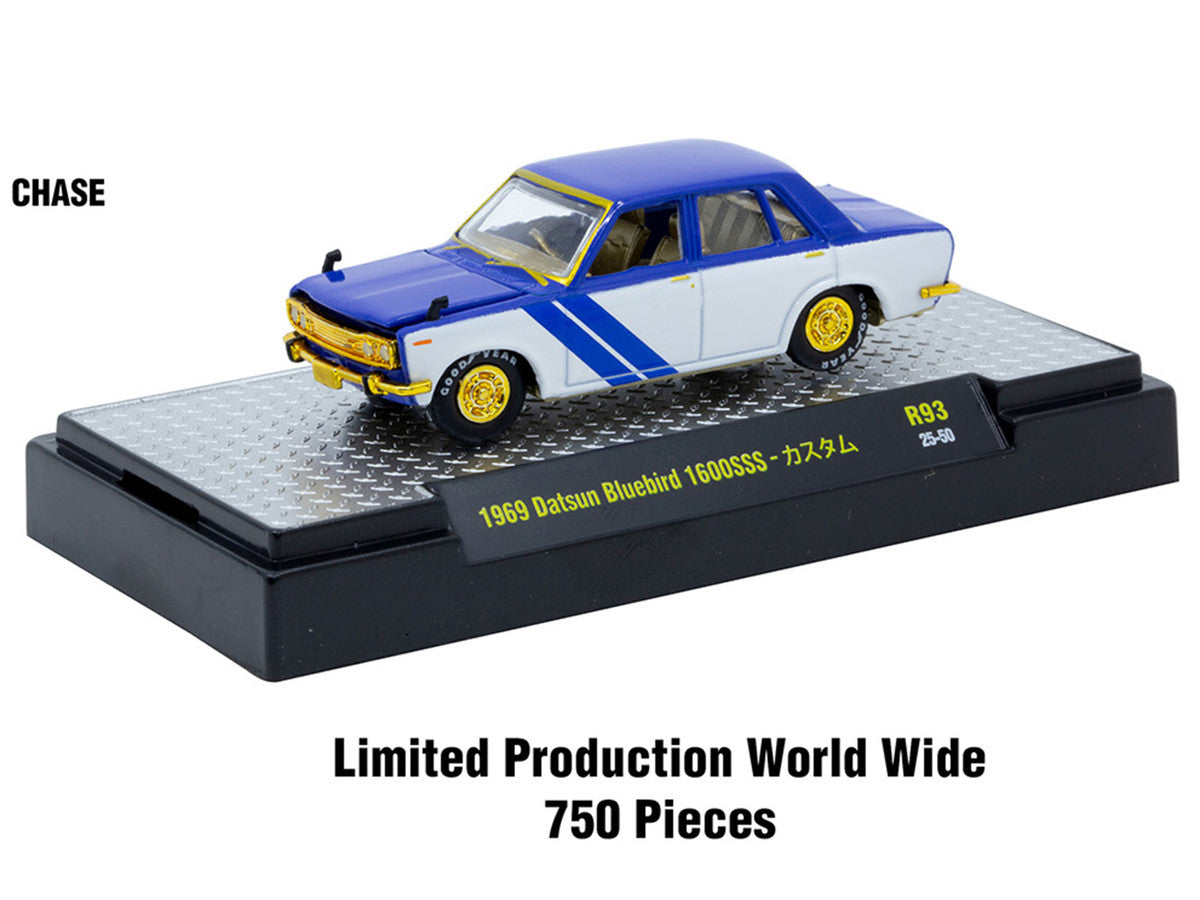 "Auto Meets" Set of 6 Cars IN DISPLAY CASES Release 93 Limited Edition 1/64 Diecast Model Cars by M2 Machines LuxuryLifeWay Online Store