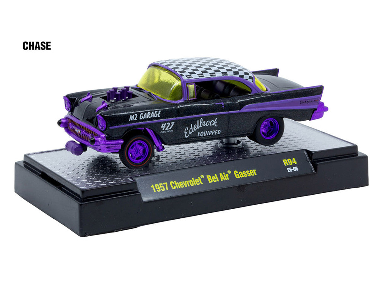 "Auto Meets" Set of 6 Cars IN DISPLAY CASES Release 94 Limited Edition 1/64 Diecast Model Cars by M2 Machines LuxuryLifeWay Online Store