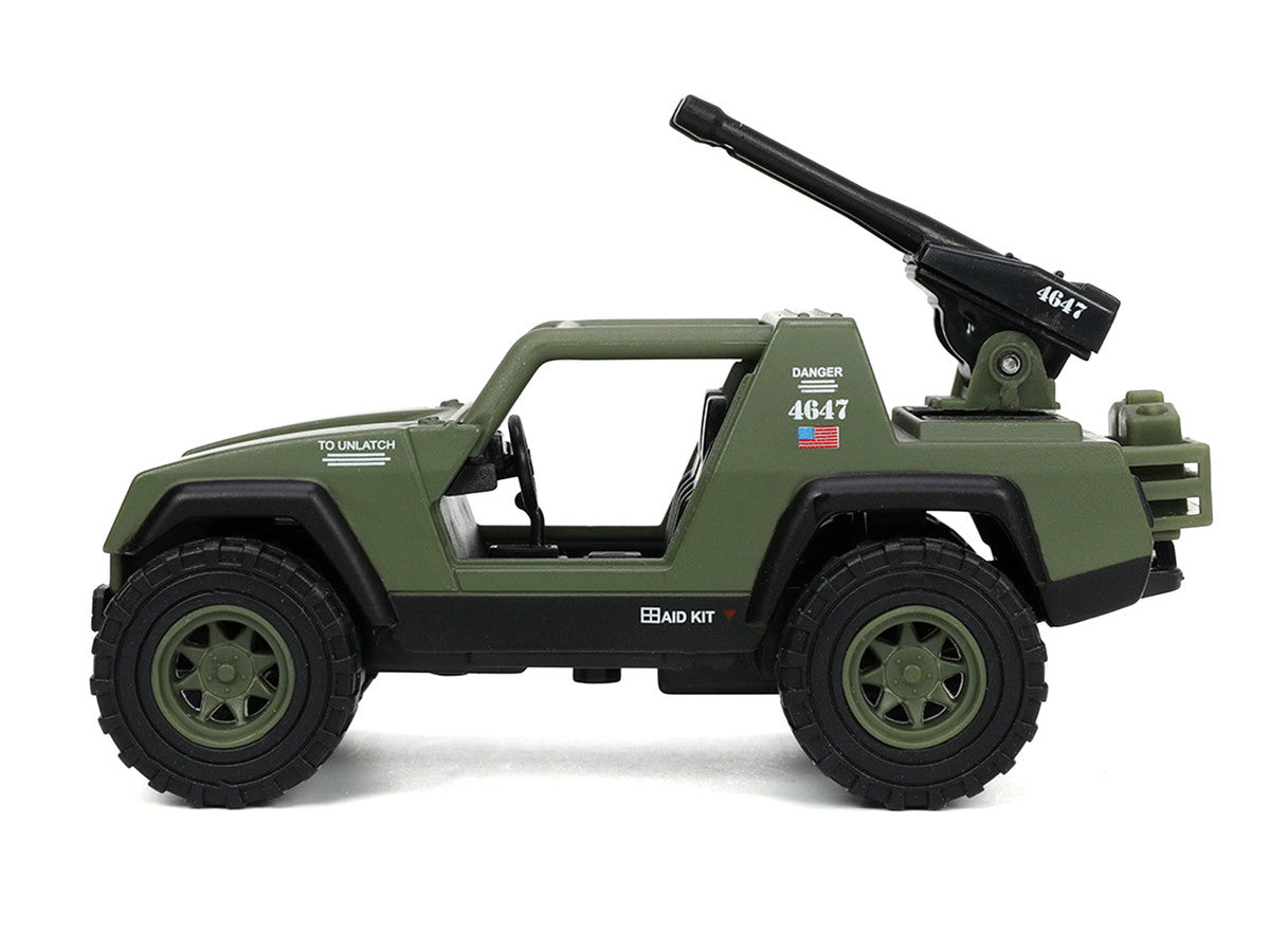 V.A.M.P. Olive Green "G.I. Joe" "Hollywood Rides" Series 1/32 Diecast Car Model by Jada LuxuryLifeWay Online Store