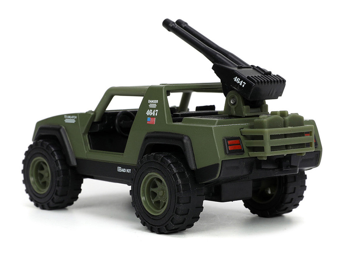 V.A.M.P. Olive Green "G.I. Joe" "Hollywood Rides" Series 1/32 Diecast Car Model by Jada LuxuryLifeWay Online Store