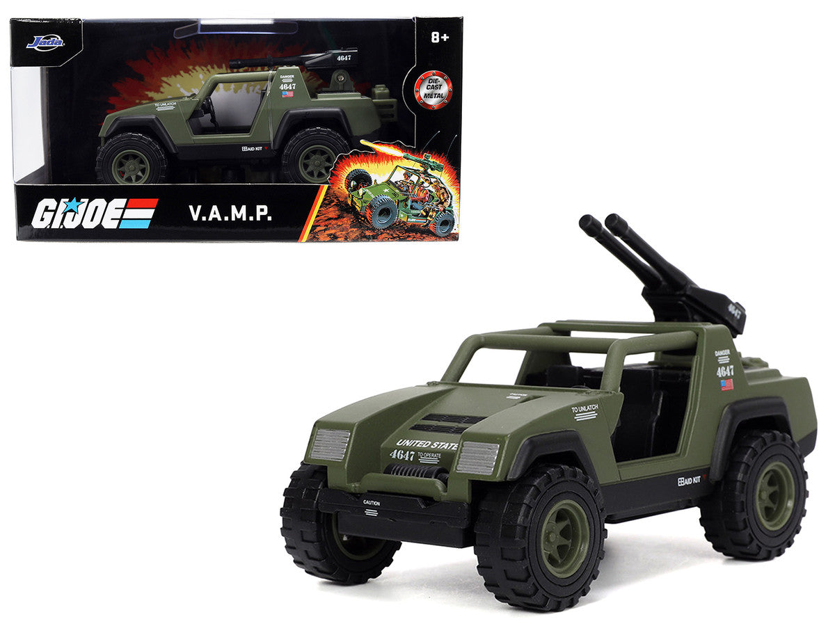 V.A.M.P. Olive Green "G.I. Joe" "Hollywood Rides" Series 1/32 Diecast Car Model by Jada LuxuryLifeWay Online Store