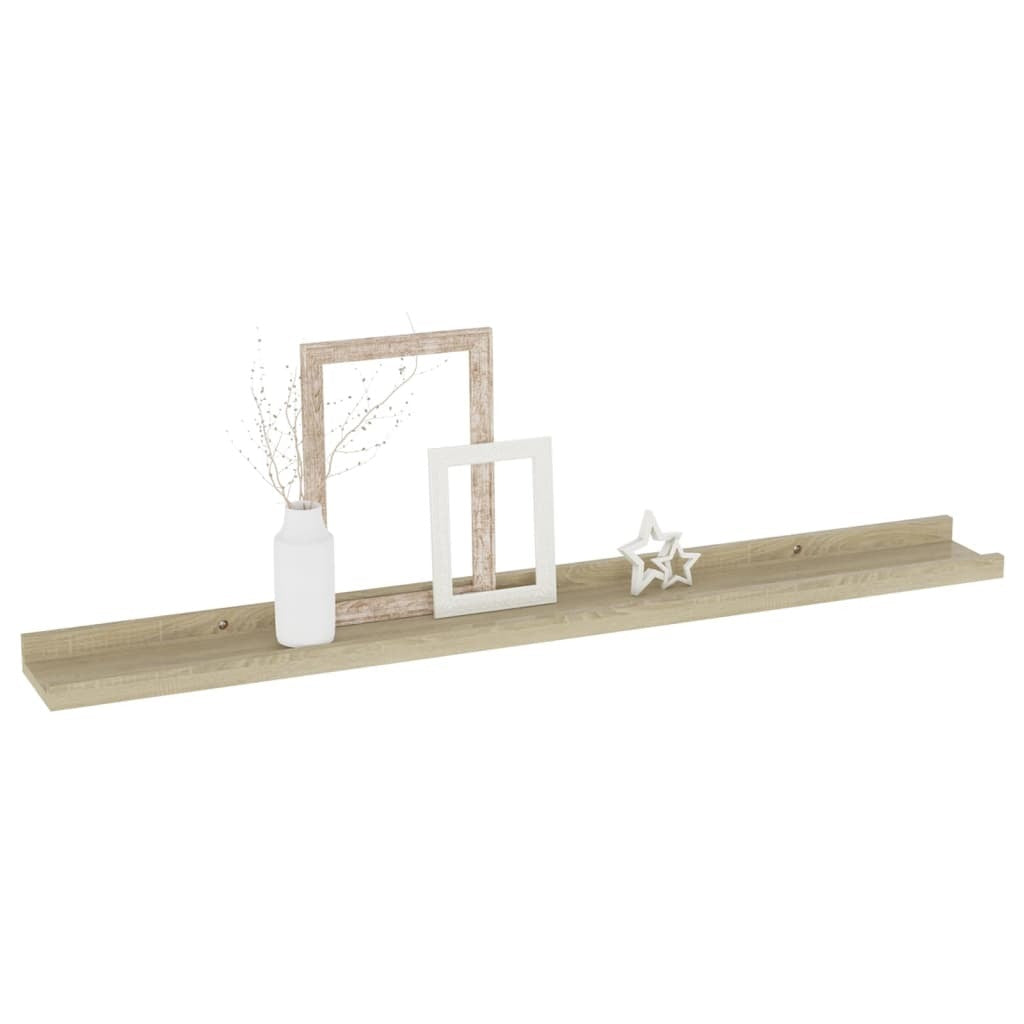 Wall Shelves 4 pcs Sonoma Oak 31.5"x3.5"x1.2 LuxuryLifeWay Online Store