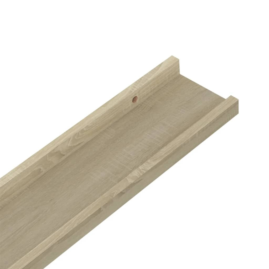 Wall Shelves 4 pcs Sonoma Oak 31.5"x3.5"x1.2 LuxuryLifeWay Online Store