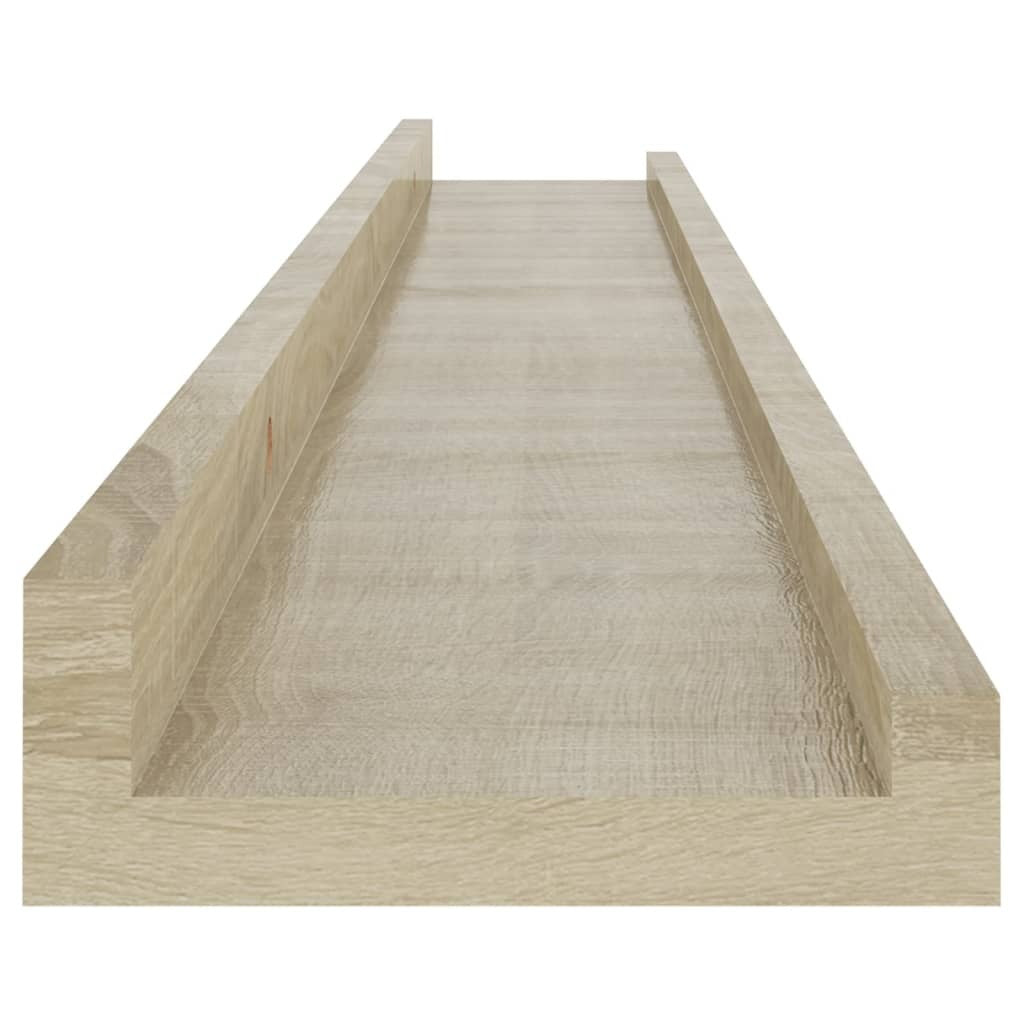 Wall Shelves 4 pcs Sonoma Oak 31.5"x3.5"x1.2 LuxuryLifeWay Online Store