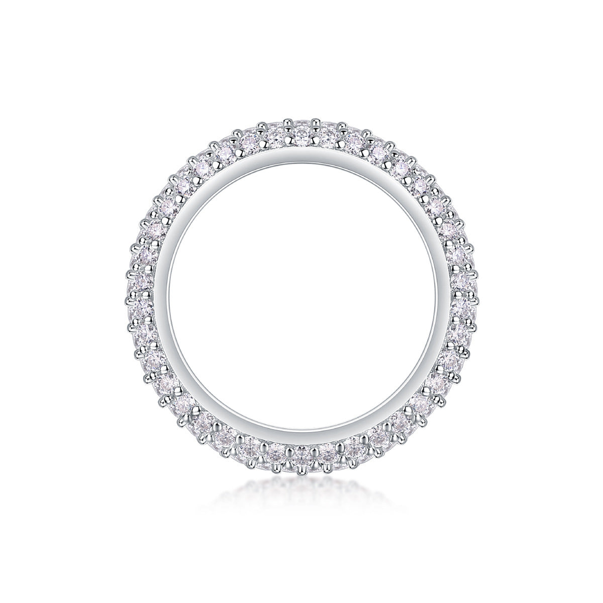 S925 Silver Ring Moissanite Ring LadyShow.Store