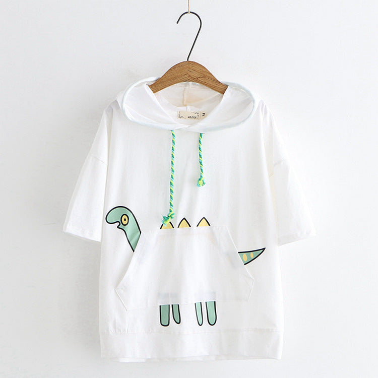 Ladies Hooded T-shirt