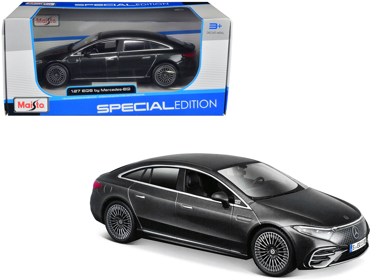 Mercedes-Benz EQS Gray Metallic "Special Edition" Series 1/27 Diecast Model Car by Maisto LuxuryLifeWay Online Store