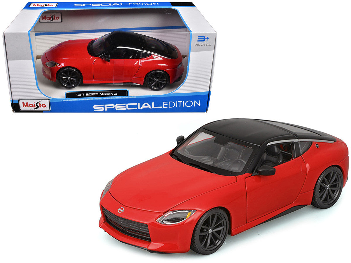2023 Nissan Z Red with Black Top "Special Edition" Series 1/24 Diecast Model Car by Maisto LuxuryLifeWay Online Store