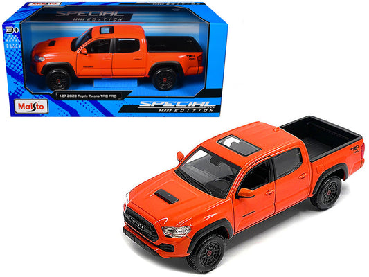 2023 Toyota Tacoma TRD PRO Pickup Truck Solar Octane Orange with Sunroof "Special Edition" Series 1/27 Diecast Model Car by Maisto LuxuryLifeWay Online Store