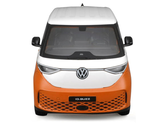 2023 Volkswagen ID. Buzz Van Orange and White "Special Edition" Series 1/24 Diecast Model Car by Maisto LuxuryLifeWay Online Store