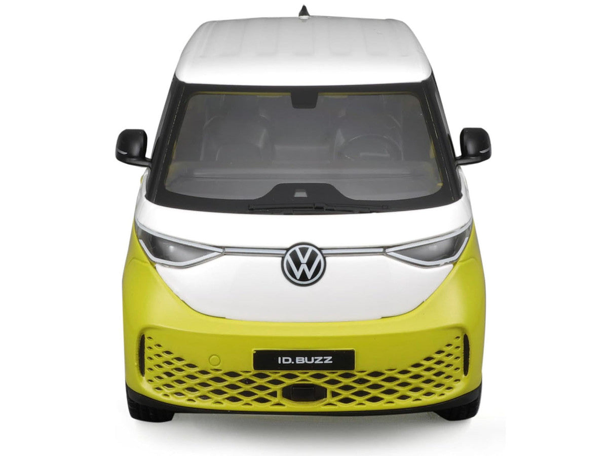 2023 Volkswagen ID. Buzz Van Yellow and White "Special Edition" Series 1/24 Diecast Model Car by Maisto LuxuryLifeWay Online Store