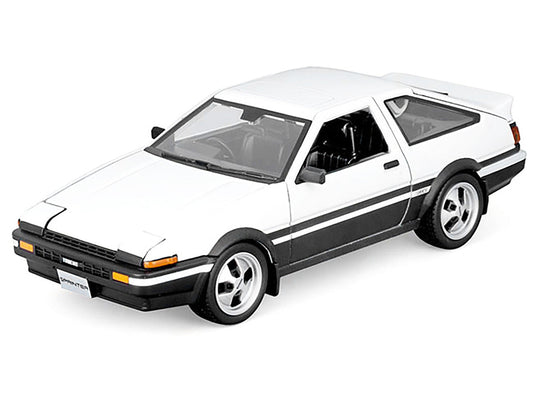 Toyota Sprinter Trueno AE86 RHD (Right Hand Drive) White with Black Stripes "Special Edition" Series 1/24 Diecast Model Car by Maisto LuxuryLifeWay Online Store