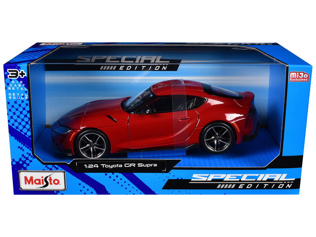 Toyota GR Supra Red "Special Edition" Series 1/24 Diecast Model Car by Maisto LuxuryLifeWay Online Store