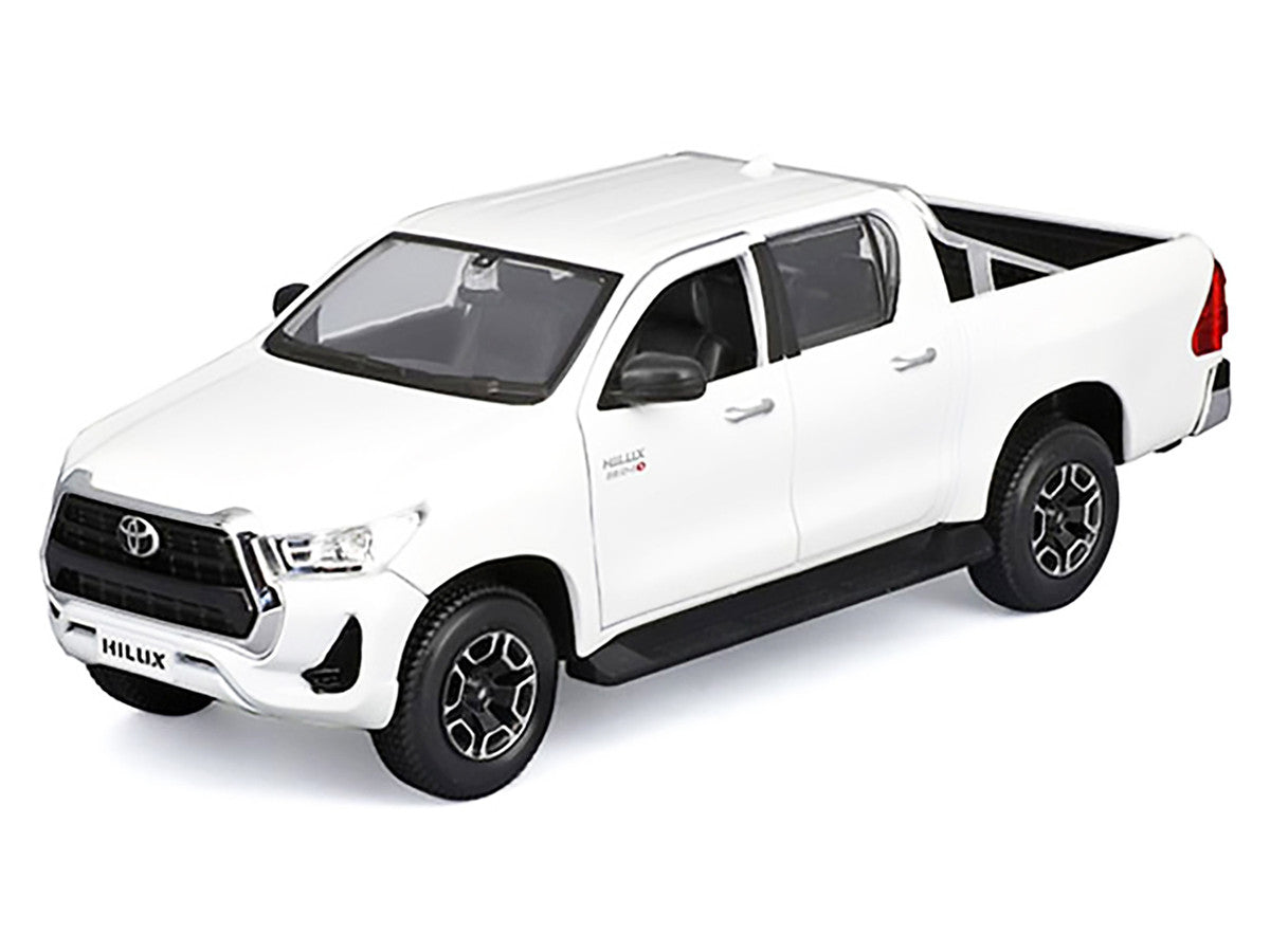 Toyota Hilux Pickup Truck White "Special Edition" Series 1/27 Diecast Model Car by Maisto LuxuryLifeWay Online Store