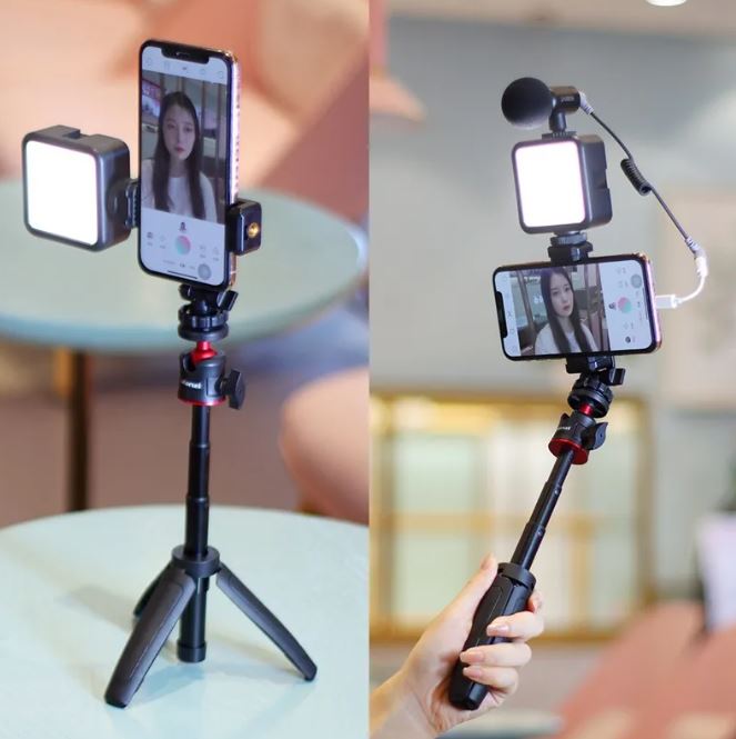 Mobile Phone Vlog Selfie Stick Short Video Live Fill Light Bracket Pi-Mart