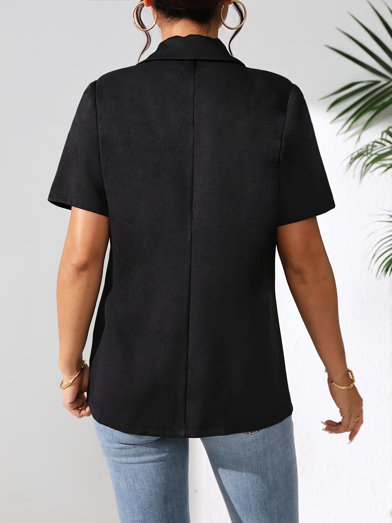 Woman Fashion Solid Color Casual Jacket NorixaFashion.com