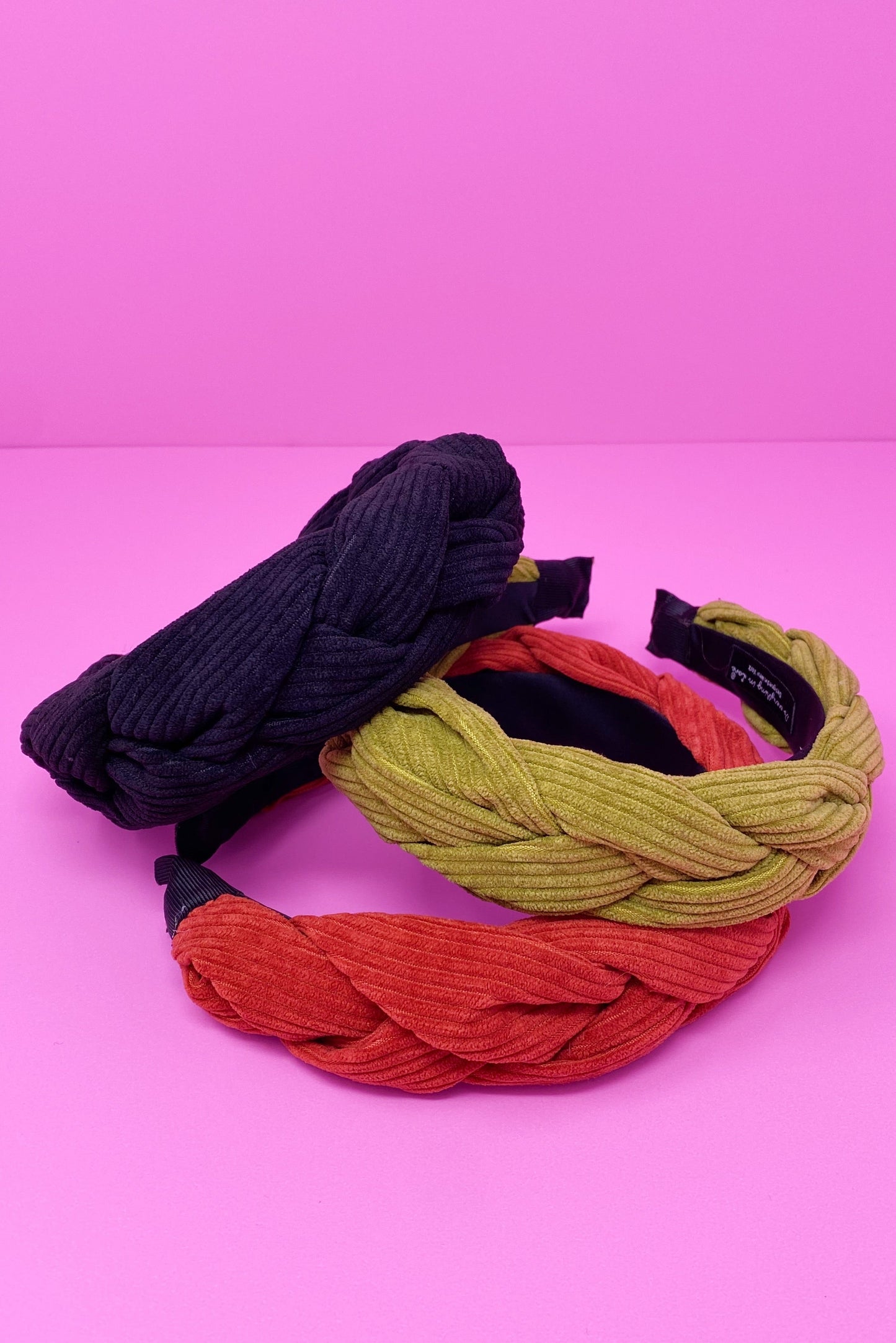 Braided Corduroy Headband LadyShow.Store