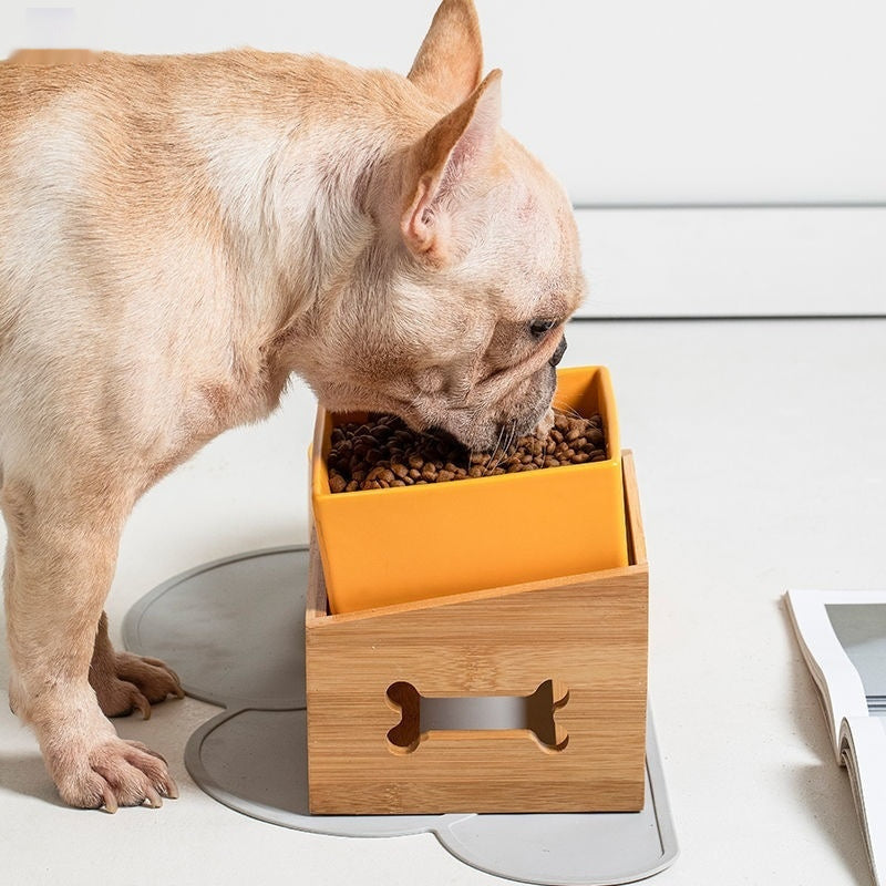 Large Capacity High Stand Ceramic Pet Bowl Pets Fashion